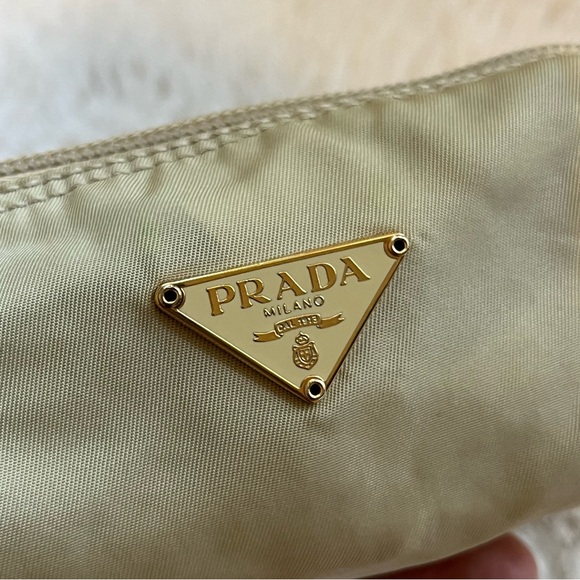 Prada Tessuto Mini Cosmetic Make-Up Pencil Pouch Bag Case - Picture 5 of 13